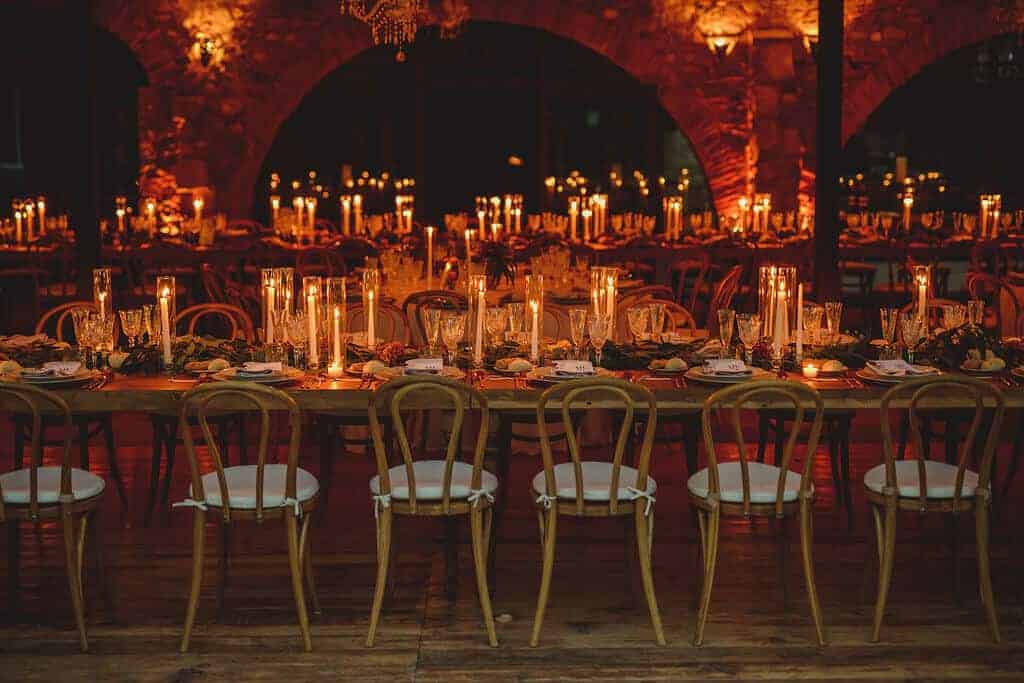 banquet hall of arches weddings castle cortal great