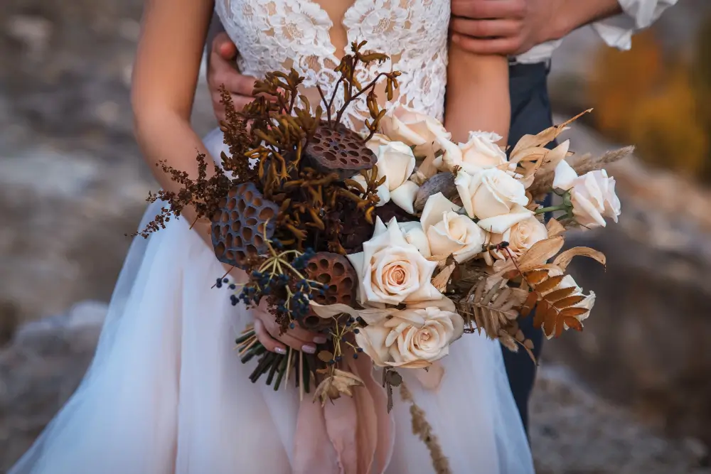 decoración de bodas vintage - flores