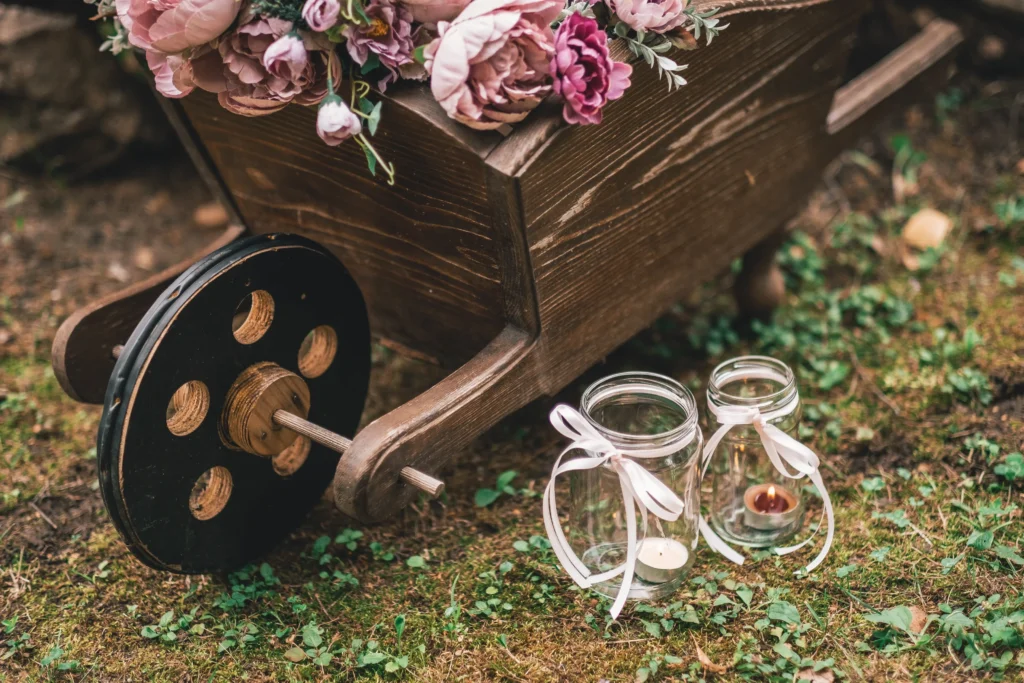 decoración de bodas vintage - romántica